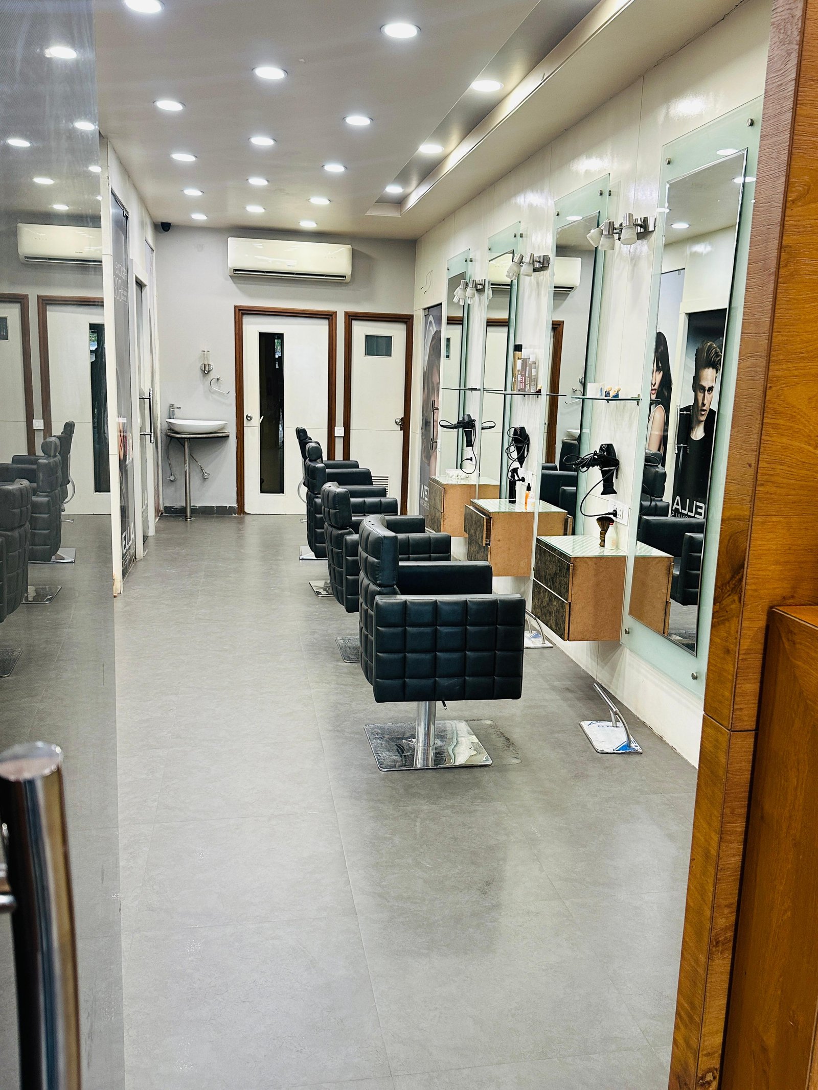 Salon styling stations